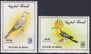 Марокко, 1990, Птицы, 2 марки